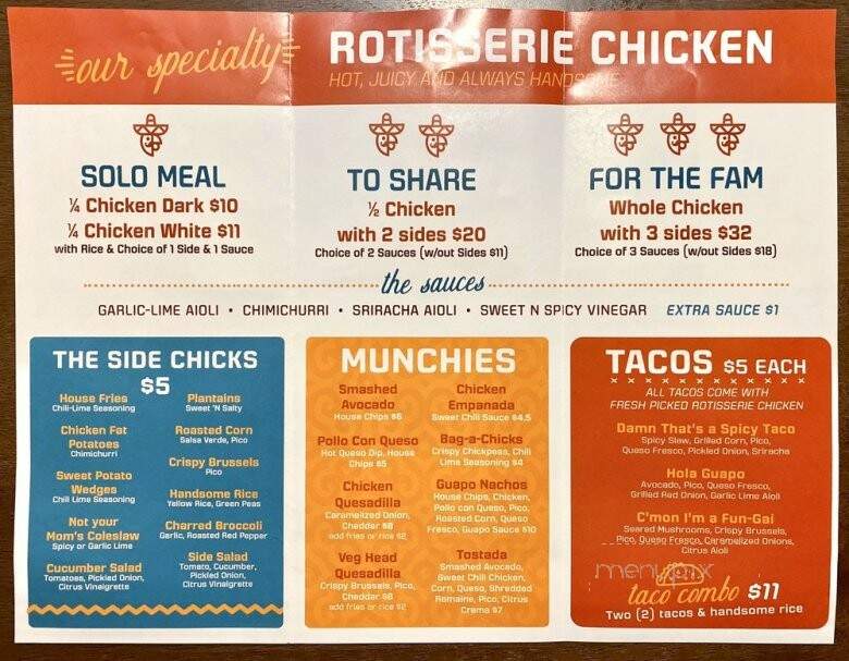El Pollo Guapo - Glastonbury, CT menu_pic
