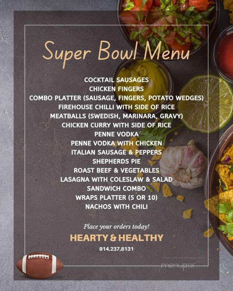 Hearty & Healthy - Yonkers, NY menu_pic