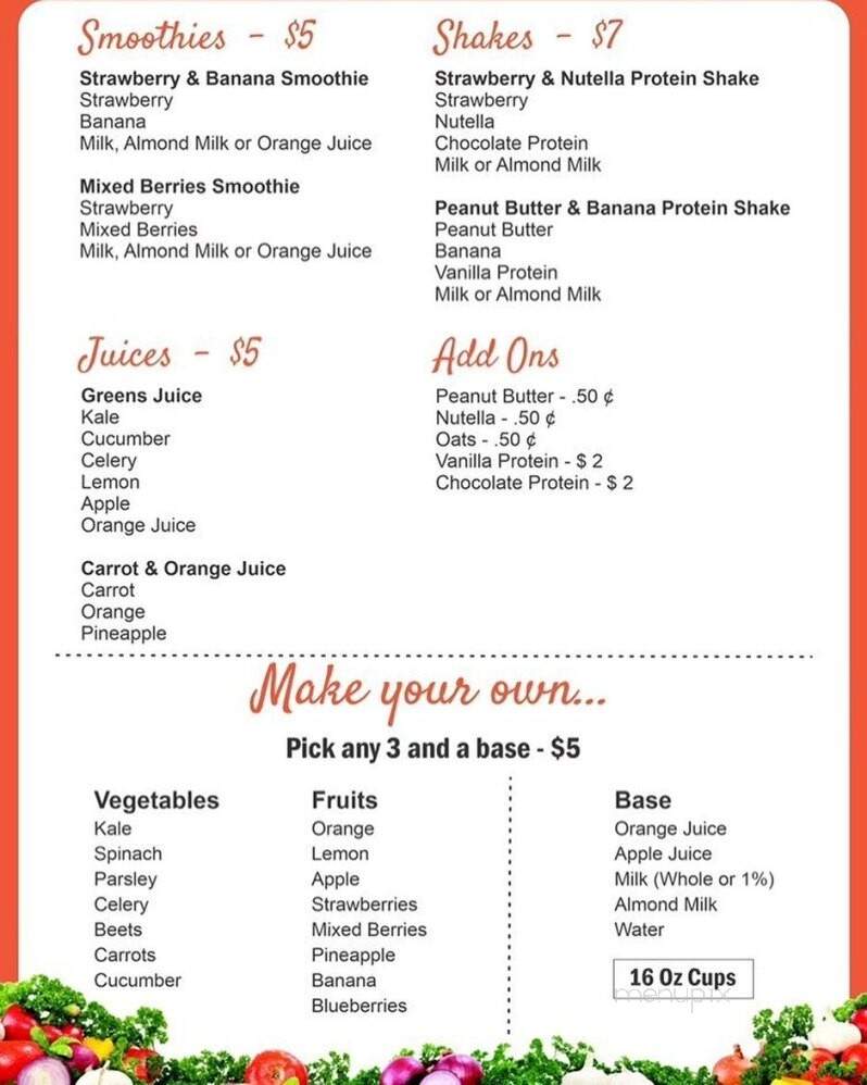 Hearty & Healthy - Yonkers, NY menu_pic