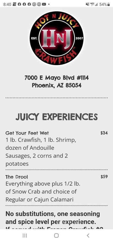 Hot N Juicy Crawfish - Phoenix, AZ