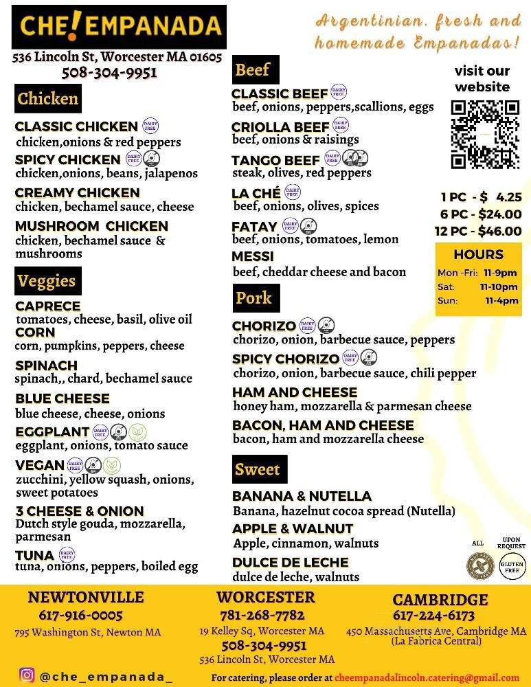 Che Argentinian Empanadas - Carpinteria, CA menu_pic