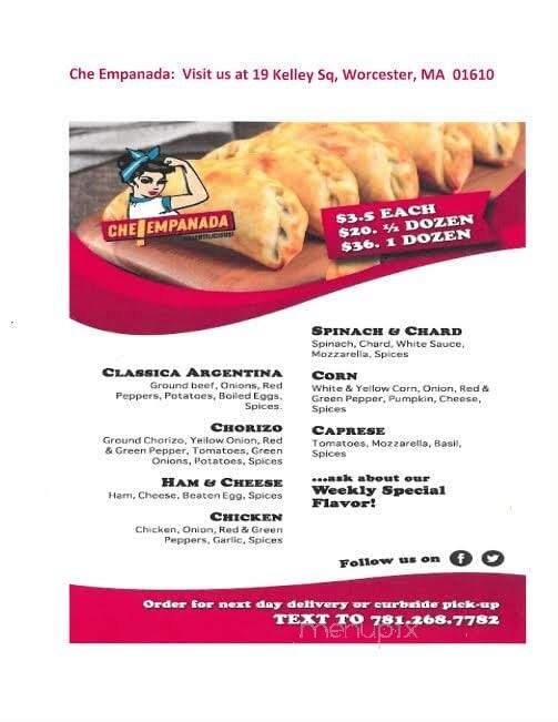 Che Argentinian Empanadas - Carpinteria, CA menu_pic