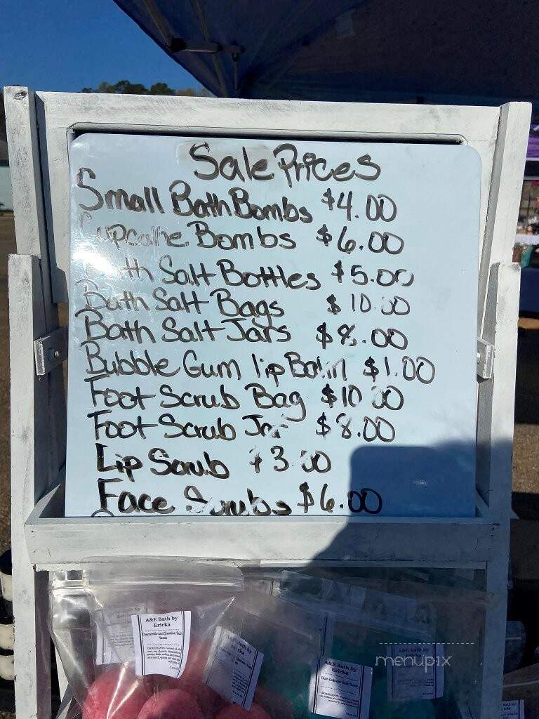 A and E Pastries and Crafts - Walker, LA menu_pic