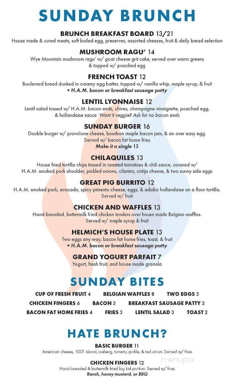 Hill Station - Little Rock, AR menu_pic