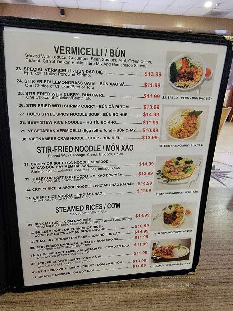 Pho Mai - Chandler, AZ menu_pic