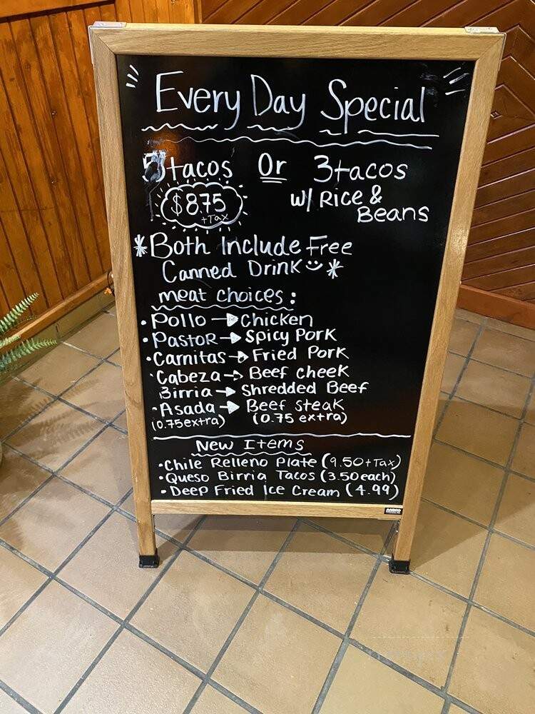 Los Amigos Taqueria - Puyallup, WA menu_pic