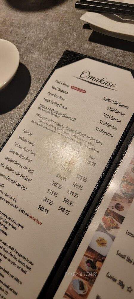 Ootoro Little Tokyo - Los Angeles, CA menu_pic