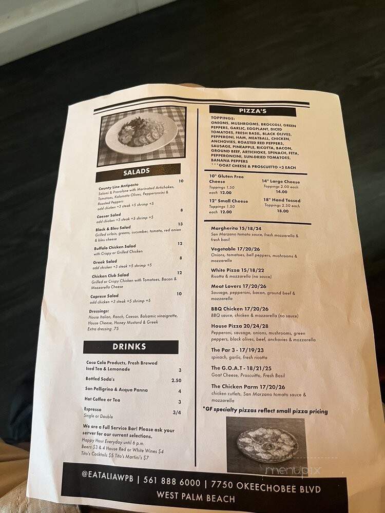 Eatalia - West Palm Beach, FL menu_pic