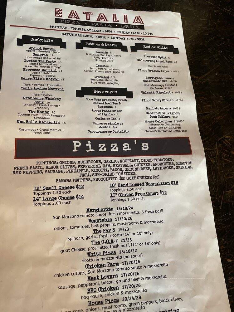 Eatalia - West Palm Beach, FL menu_pic