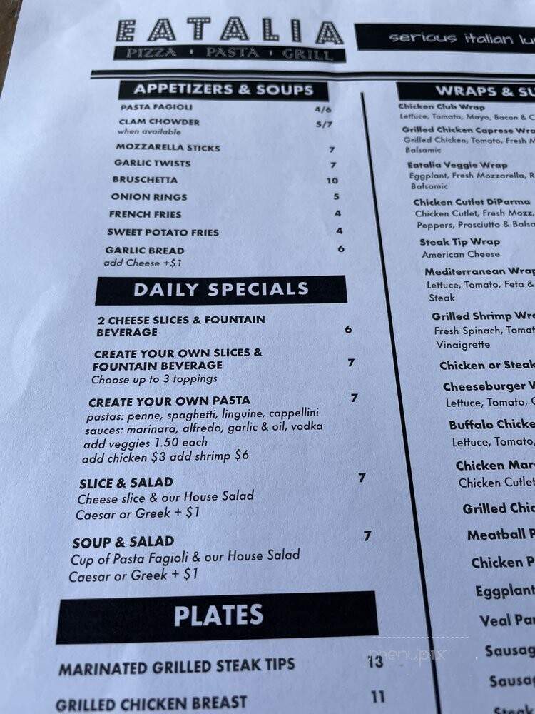 Eatalia - West Palm Beach, FL menu_pic