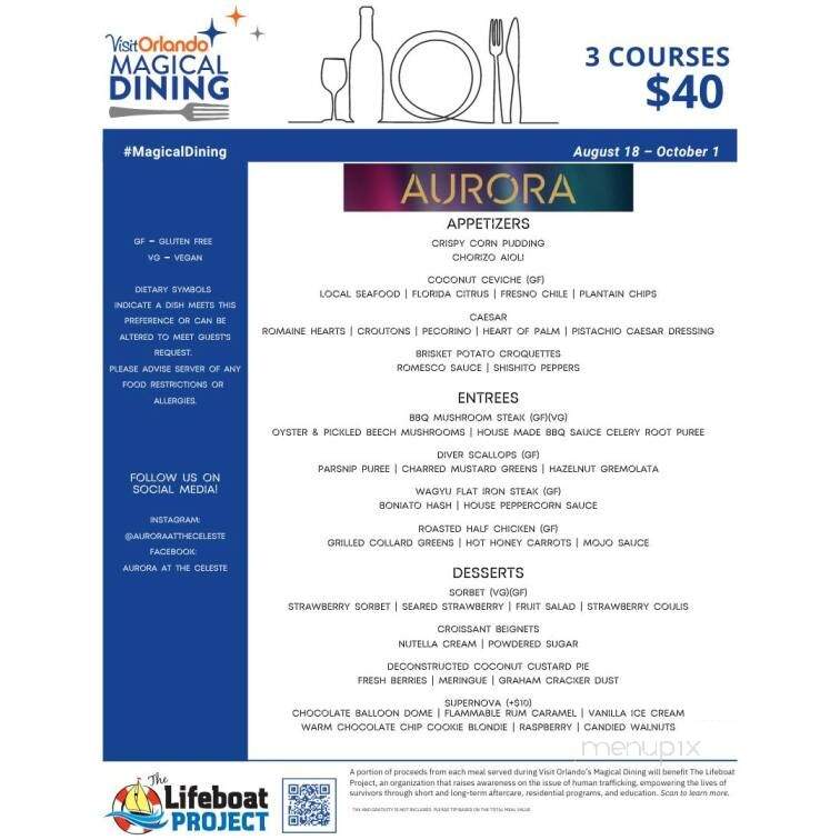 Aurora Restaurant - Orlando, FL