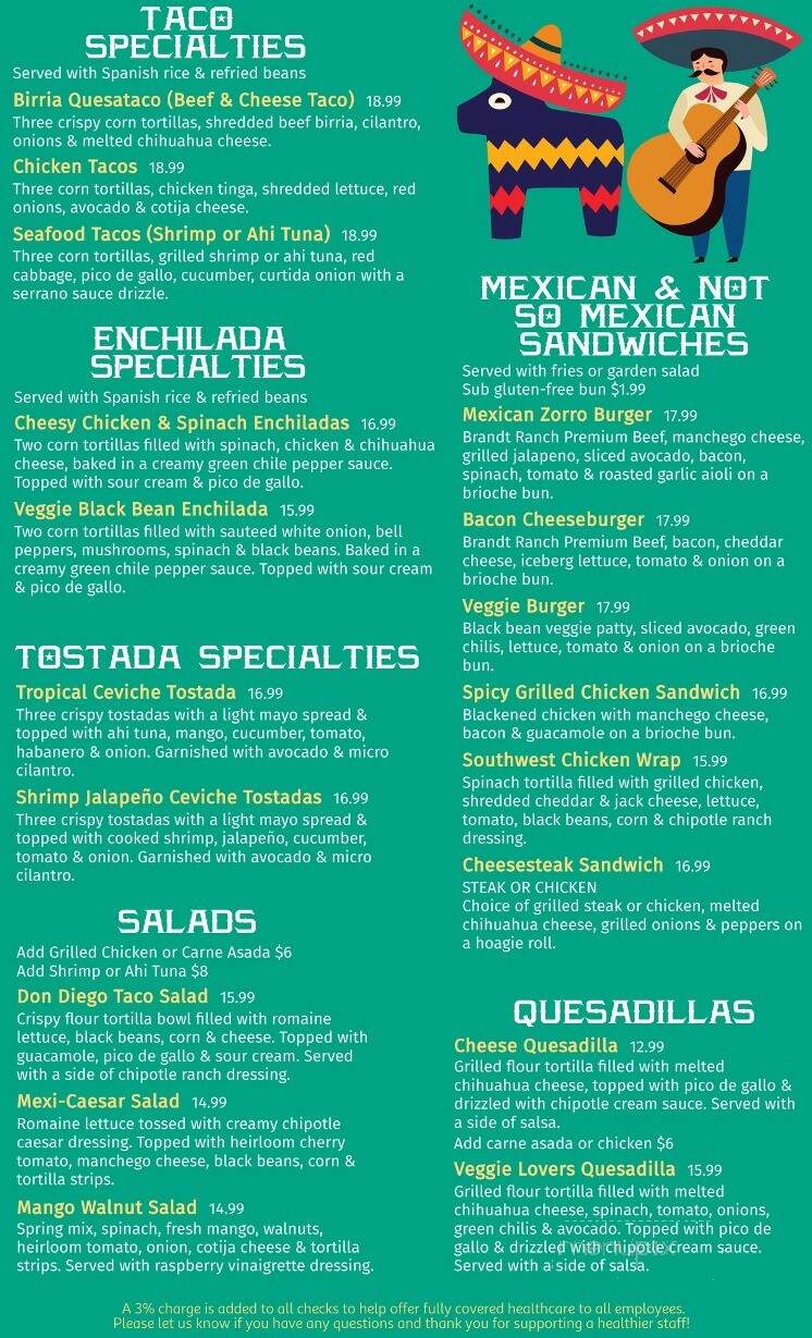 Don Diego Mexican Cuisine - Sedona, AZ