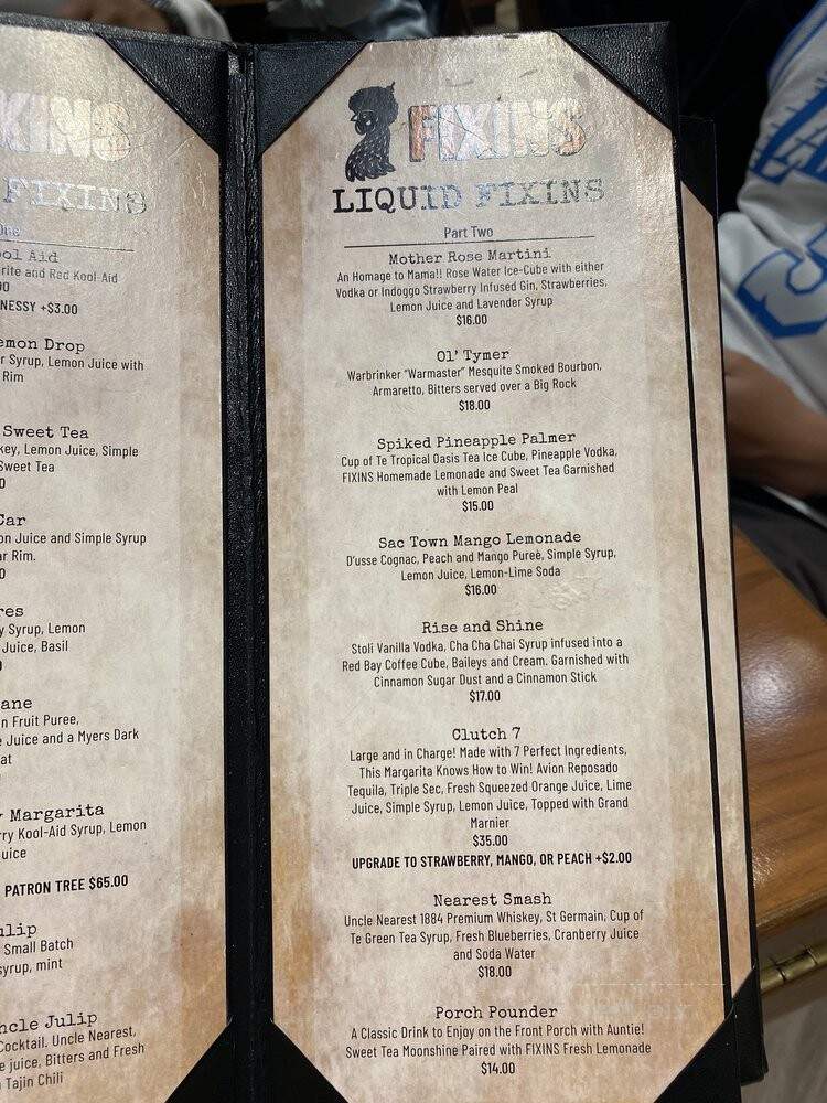 Fixins Soul Kitchen - Los Angeles, CA menu_pic