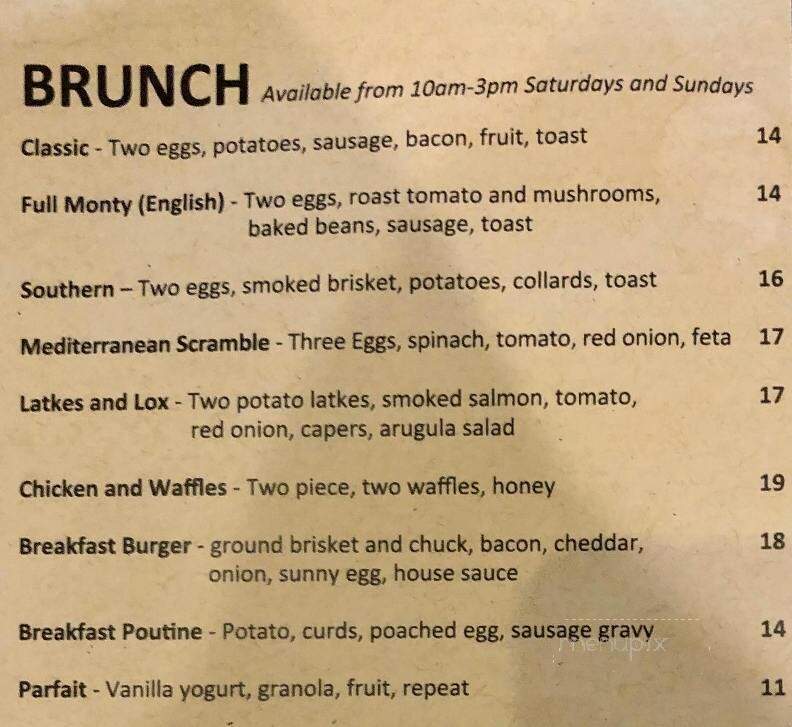 Waterloo Kitchen and Bar - Calgary, AB menu_pic