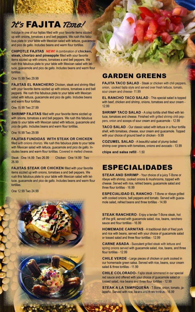 Las Maracas - East Jordan, MI menu_pic
