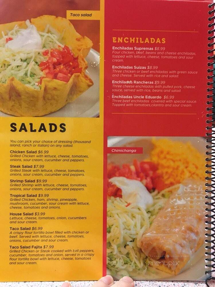 Casa Amigos - Paint Lick, KY menu_pic