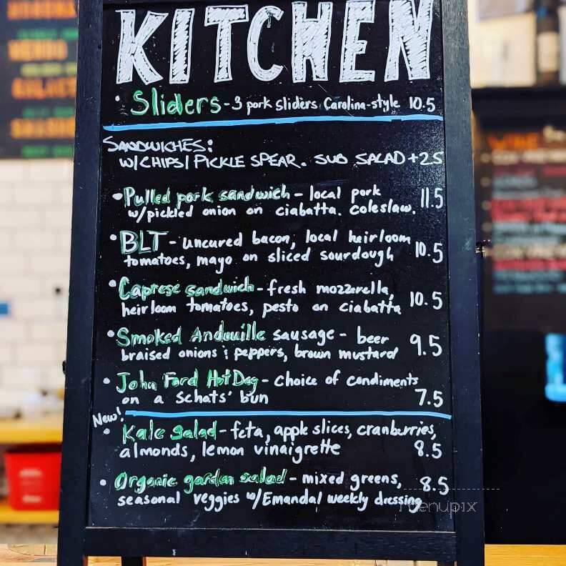 Northspur Brewing Company - Willits, CA menu_pic