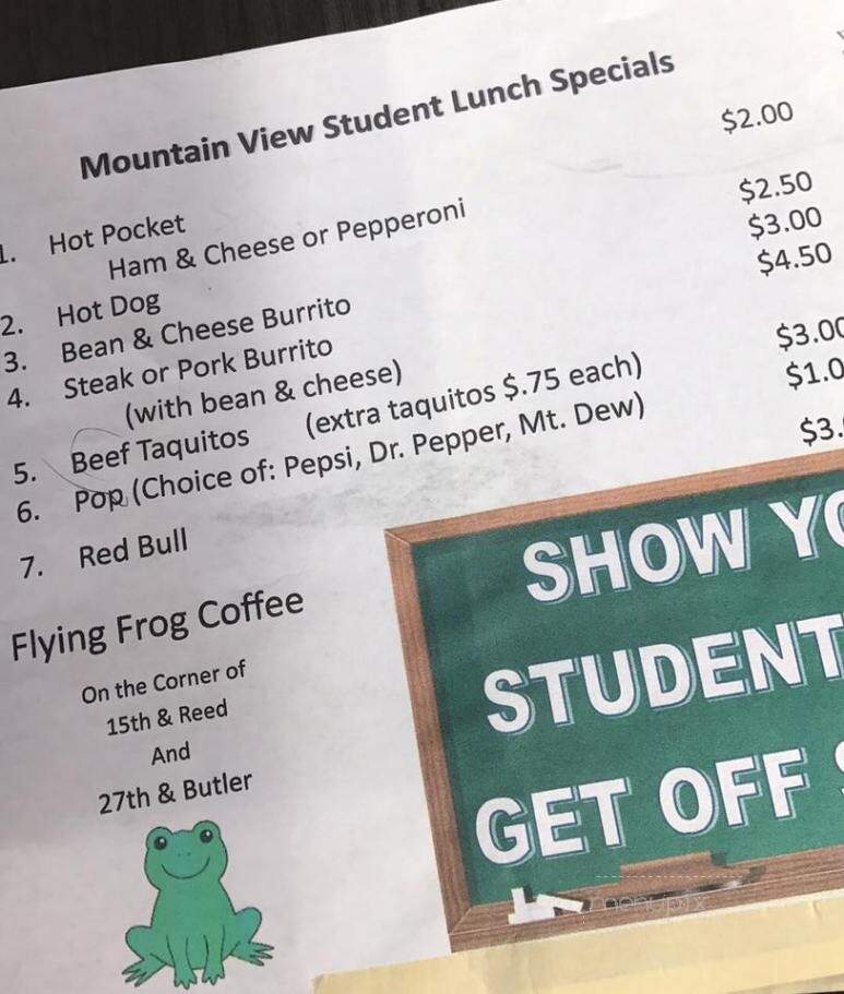 Joe' Mamas Coffee - Bend, OR menu_pic