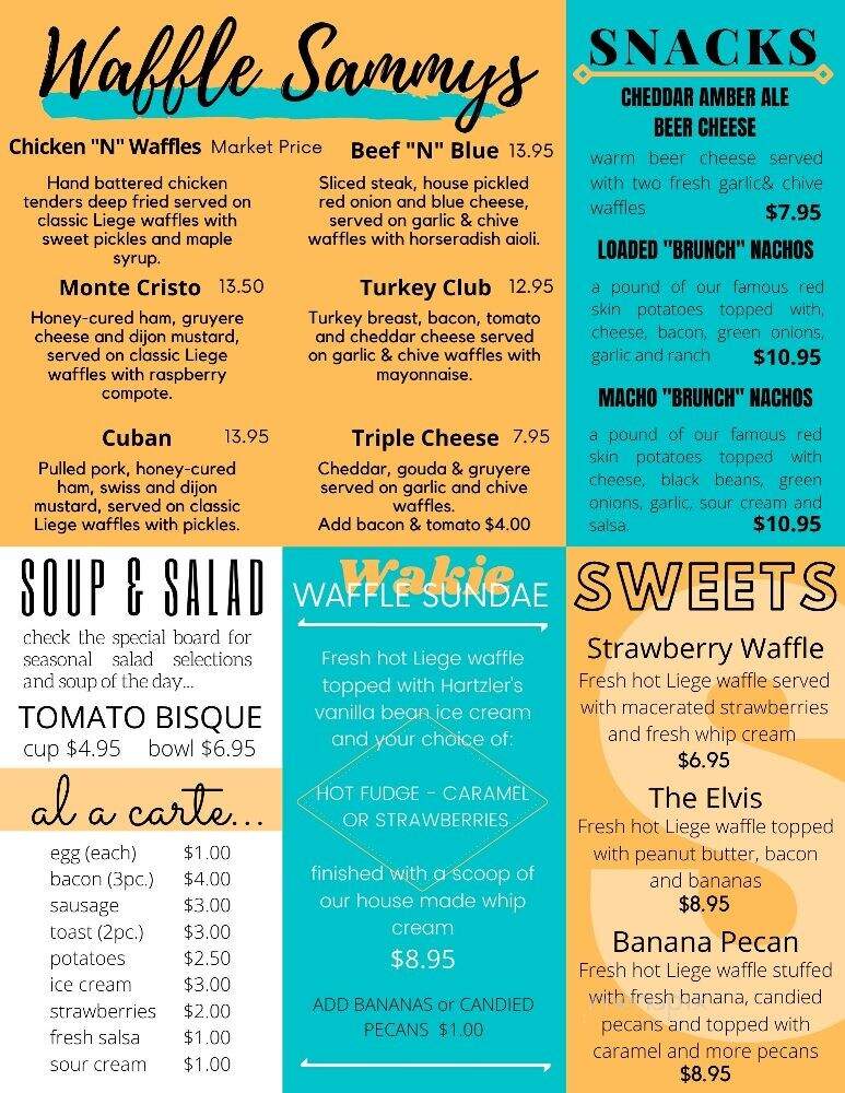 Wake Up and Waffle - Sandusky, OH menu_pic