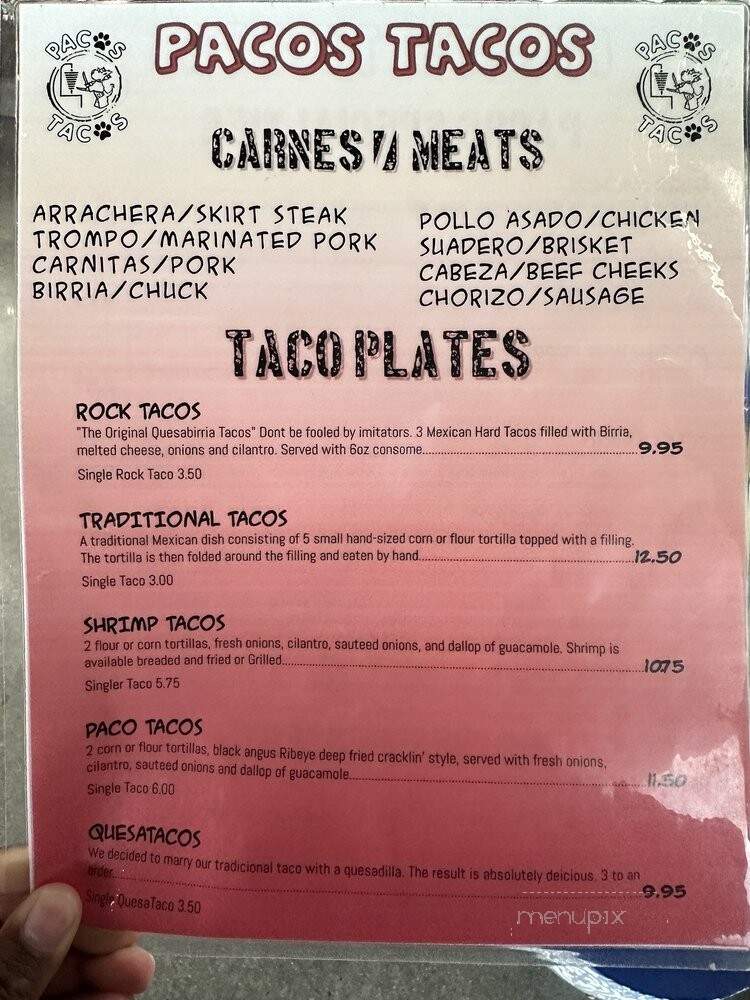 Pacos Tacos - Harvey, LA menu_pic