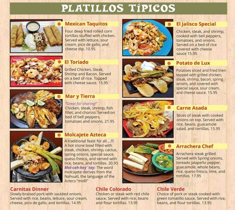 Rio Grande MX Cocina - Fairview Heights, IL menu_pic