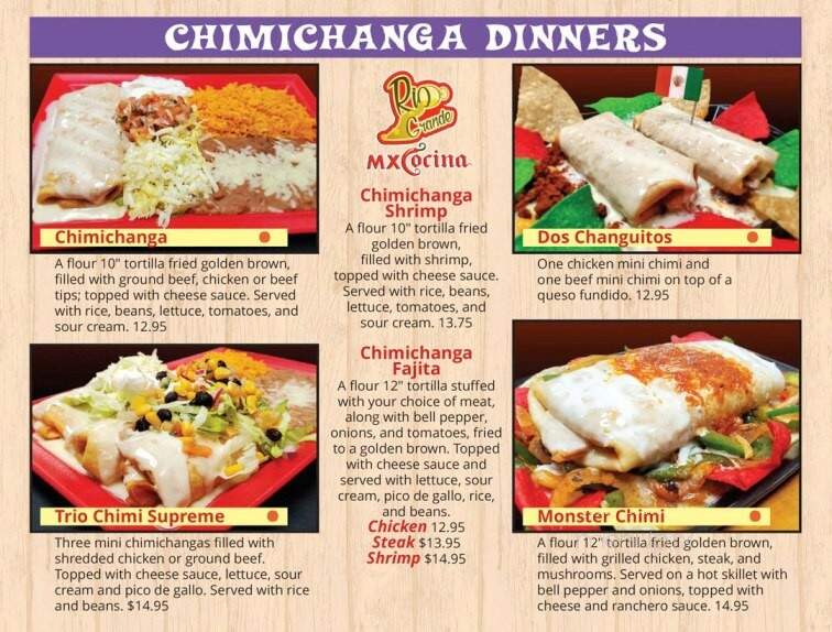 Rio Grande MX Cocina - Fairview Heights, IL menu_pic