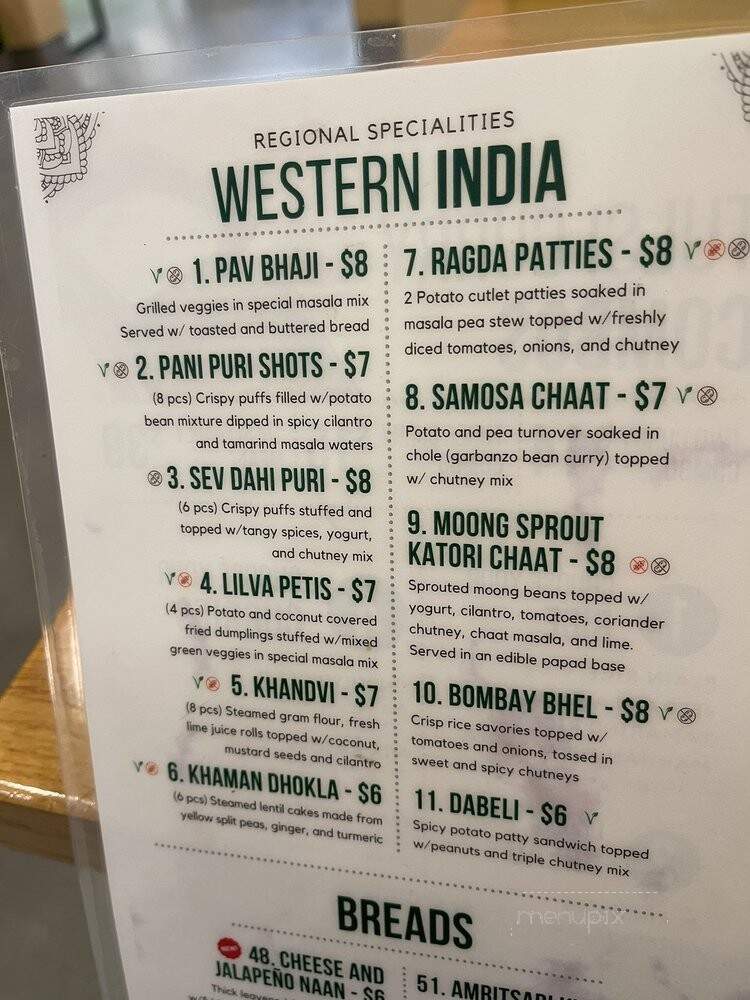 Tulsi Indian Eatery - Northridge, CA menu_pic