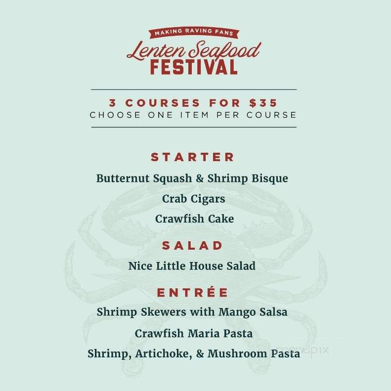 SoLou - Baton Rouge, LA menu_pic