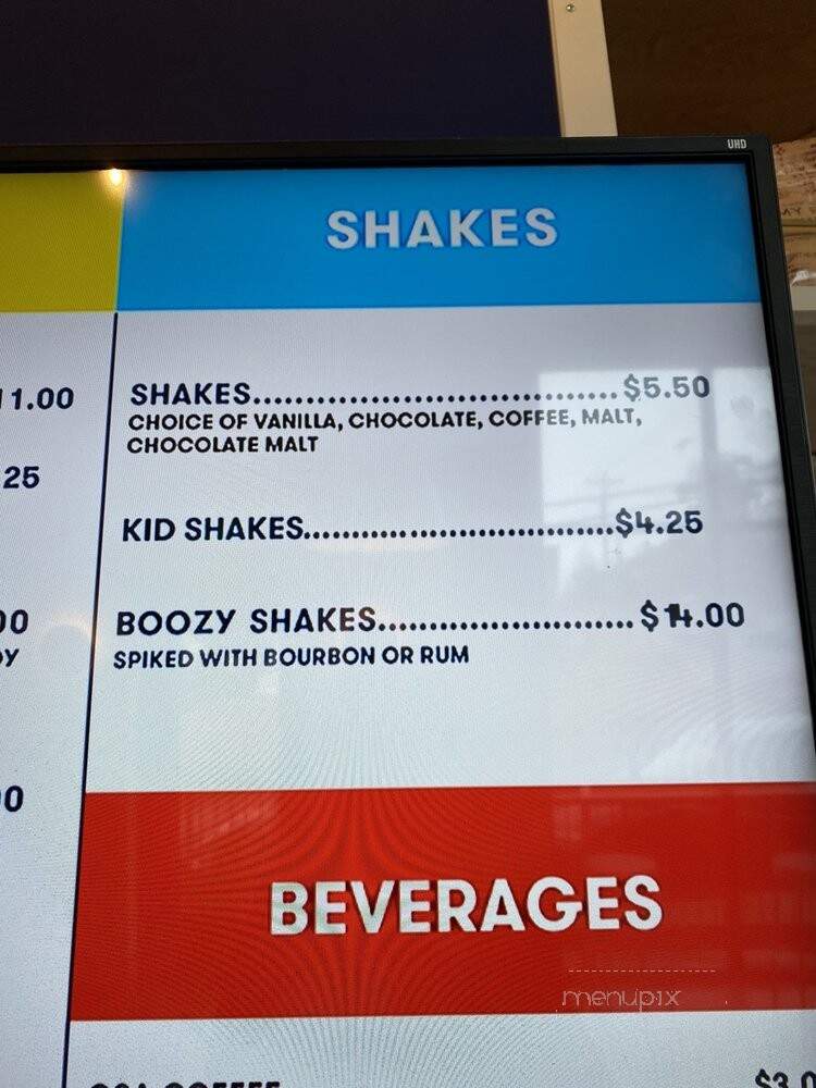 Joyland - Nashville, TN menu_pic