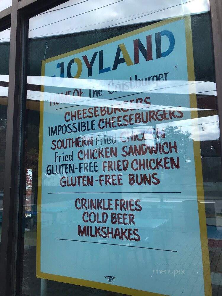 Joyland - Nashville, TN menu_pic