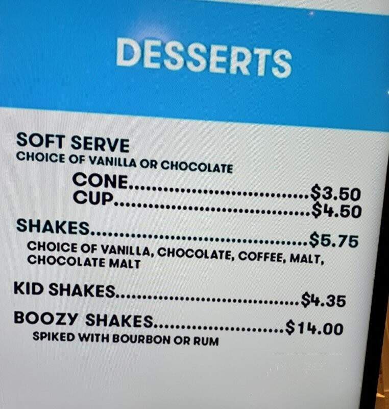 Joyland - Nashville, TN menu_pic