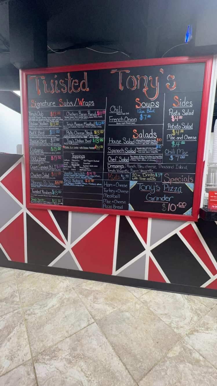 Twisted Tony's - Osage Beach, MO menu_pic