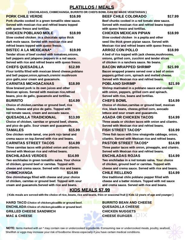 Maggy's Family Mexican Restaurant - Gold Bar, WA menu_pic