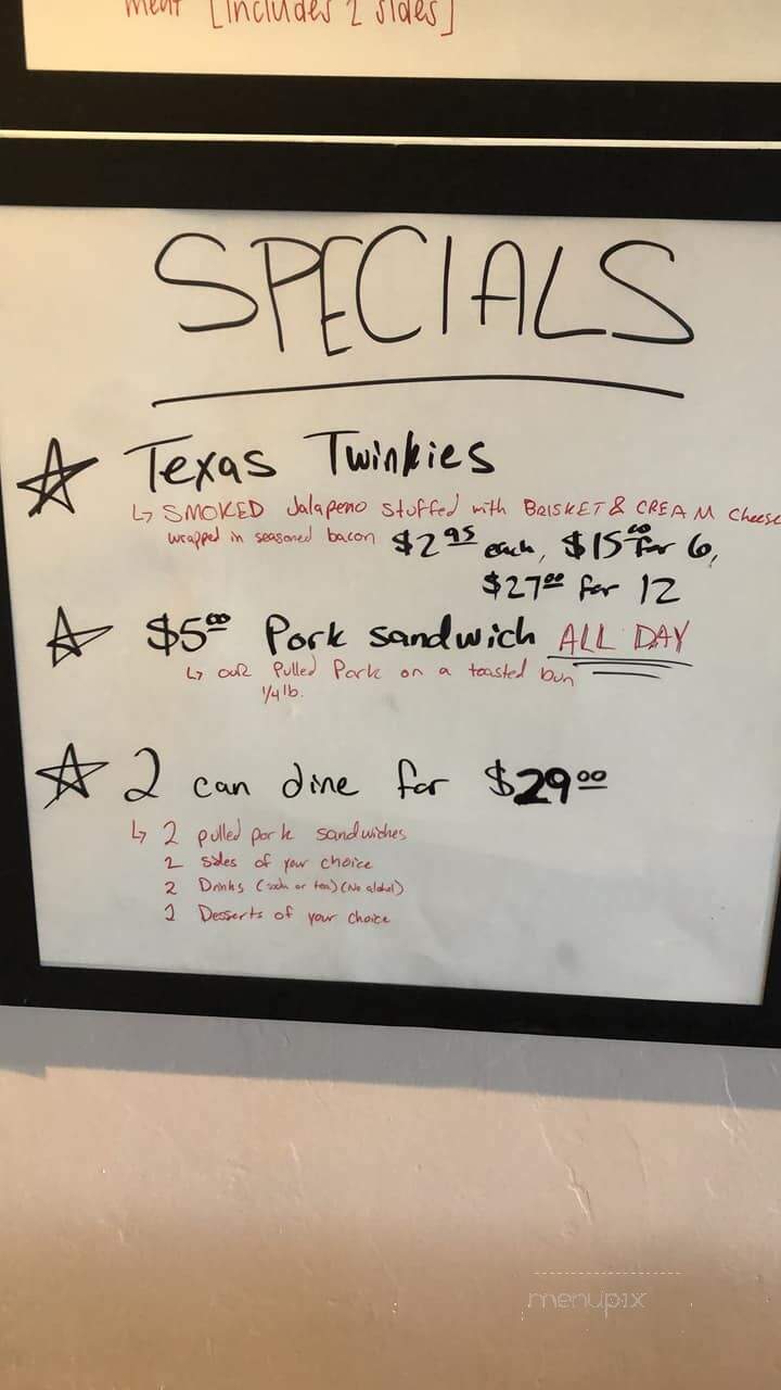 MillsMade Barbecue - Arlington, TX menu_pic