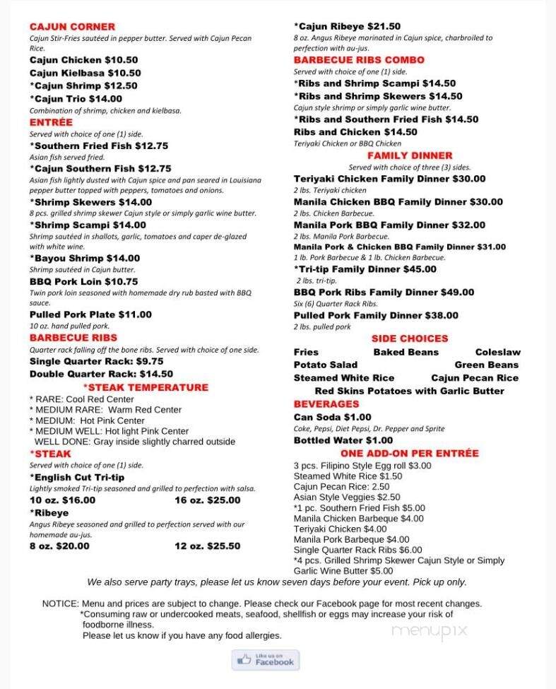 Chelsity's - Lynchburg, VA menu_pic