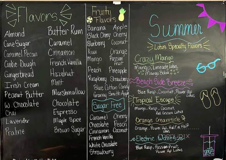 Hermosa Coffee House - Hermosa, SD menu_pic