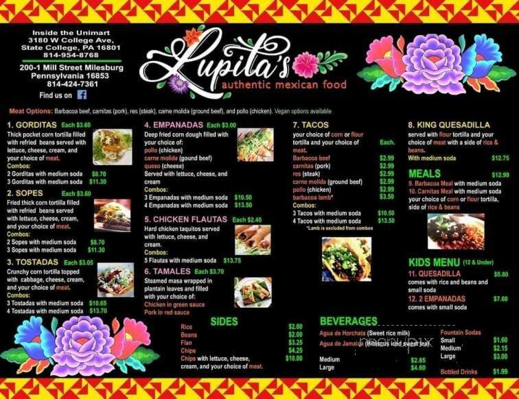 Lupita's Authentic Mexican Foods - Milesburg, PA