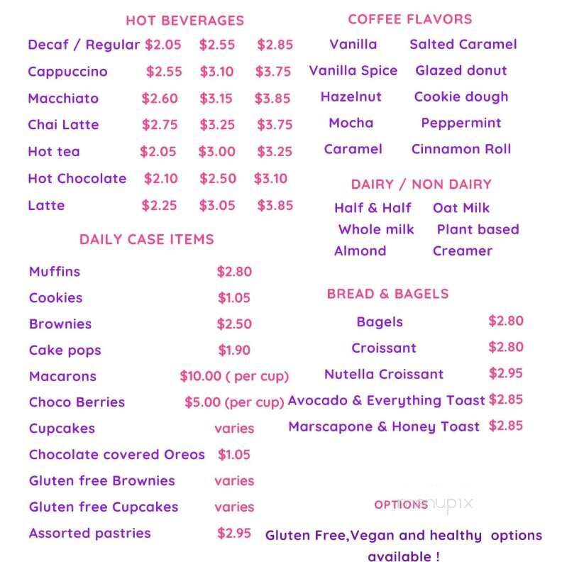 Nella & Ella's Sweets - Middlebury, CT menu_pic