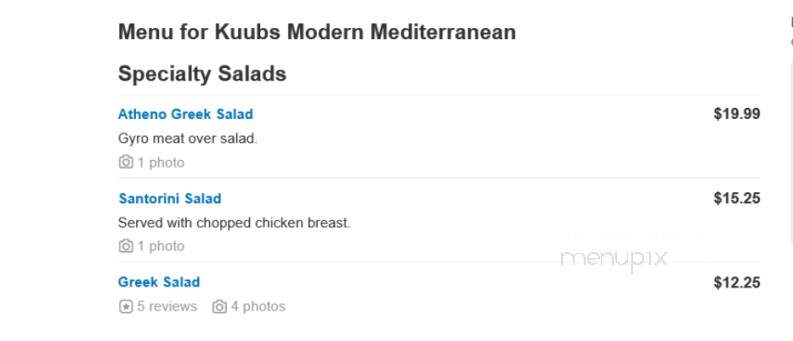 Kuubs Modern Mediterranean - Eden Prairie, MN menu_pic