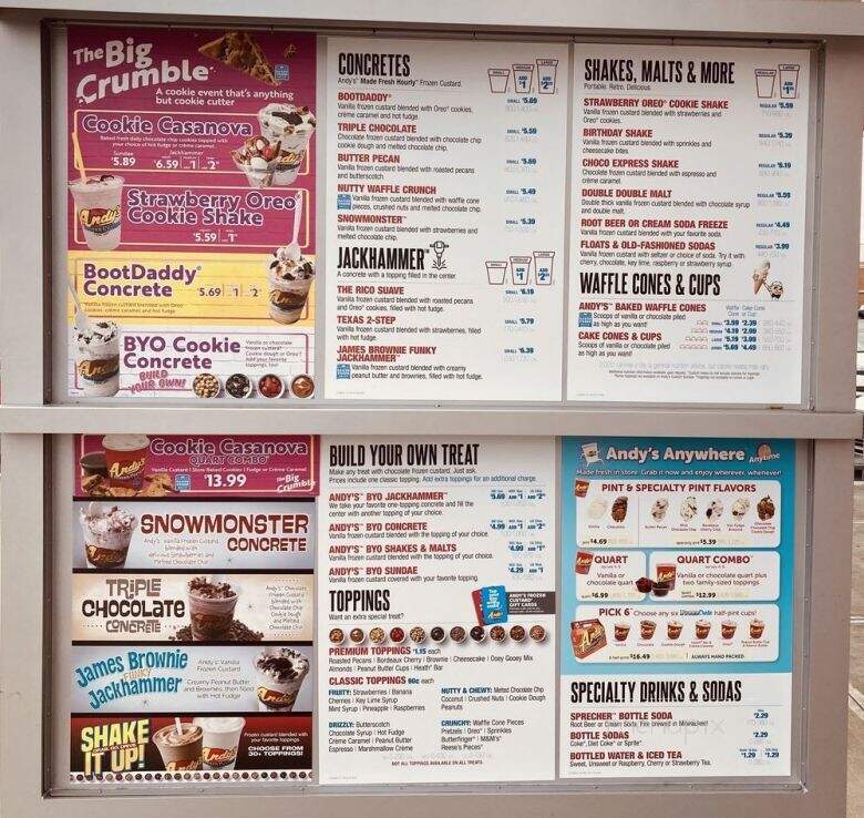 Andy's Frozen Custard - Matthews, NC