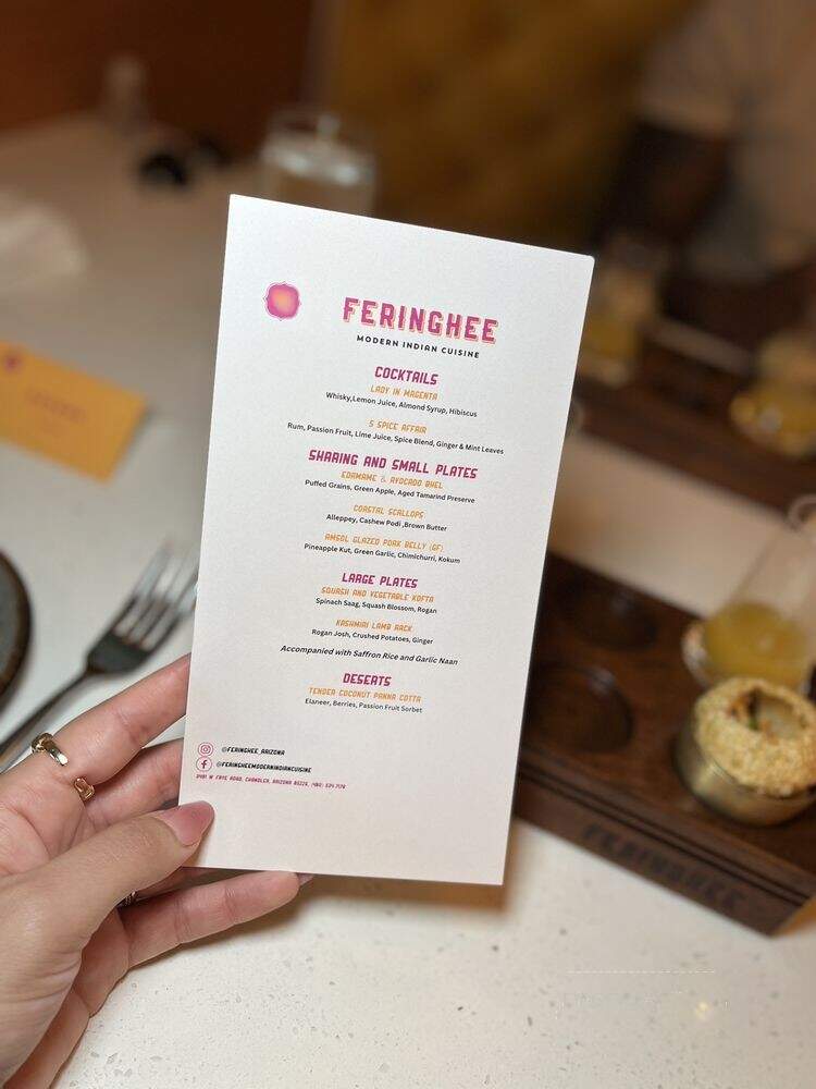 Feringhee - Chandler, AZ menu_pic
