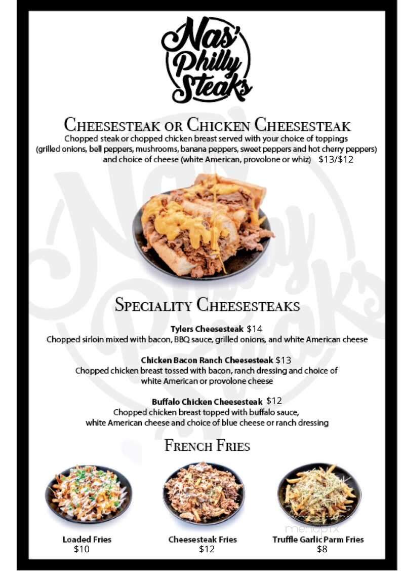Nas Philly Steaks - Bradenton, FL menu_pic