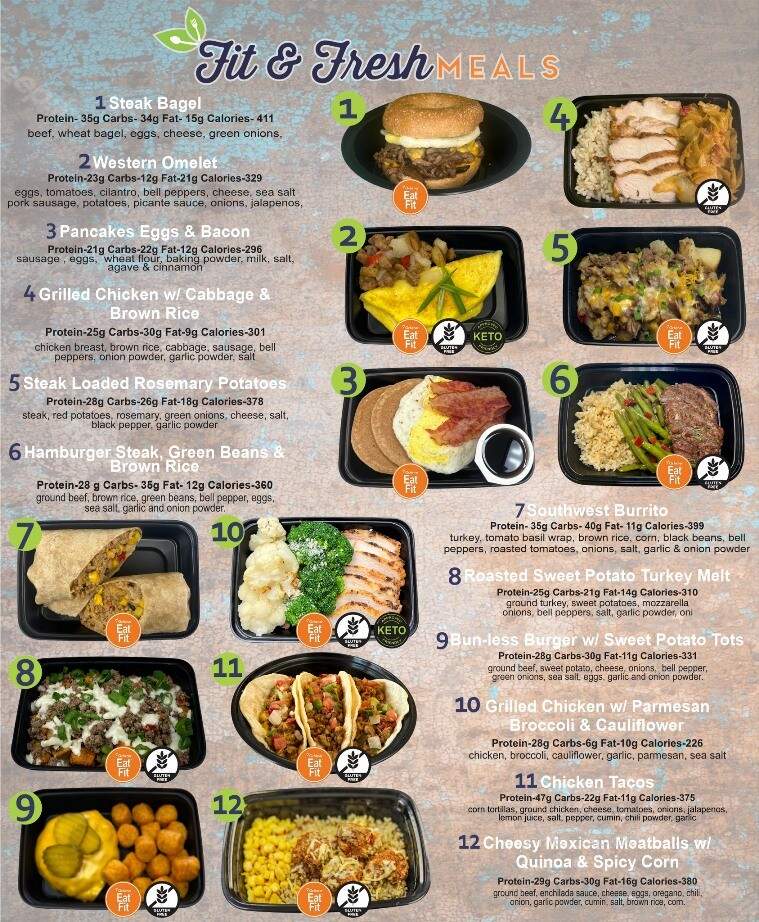 Fit and Fresh Meals - New Iberia, LA menu_pic