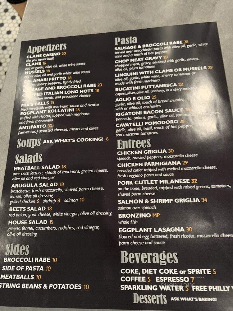 1731 Restaurant - Philadelphia, PA menu_pic