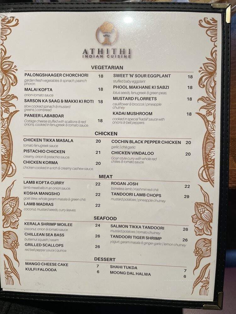 Athithi Indian Cuisine - Wilton, CT