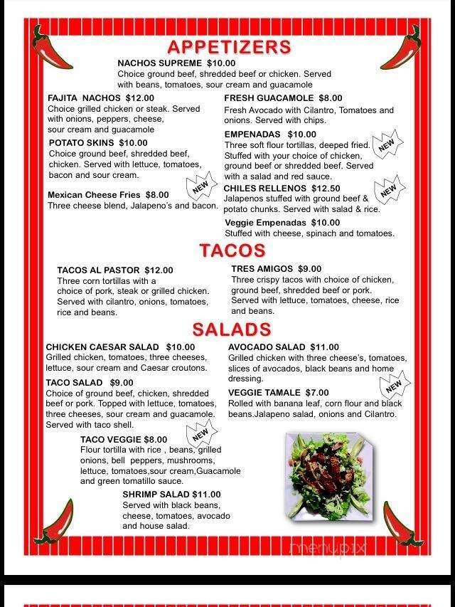 Jalapa Mexican Grill - Millis, MA menu_pic