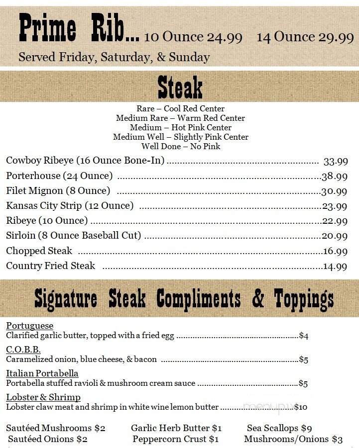 Mascoutah Steak House - Mascoutah, IL