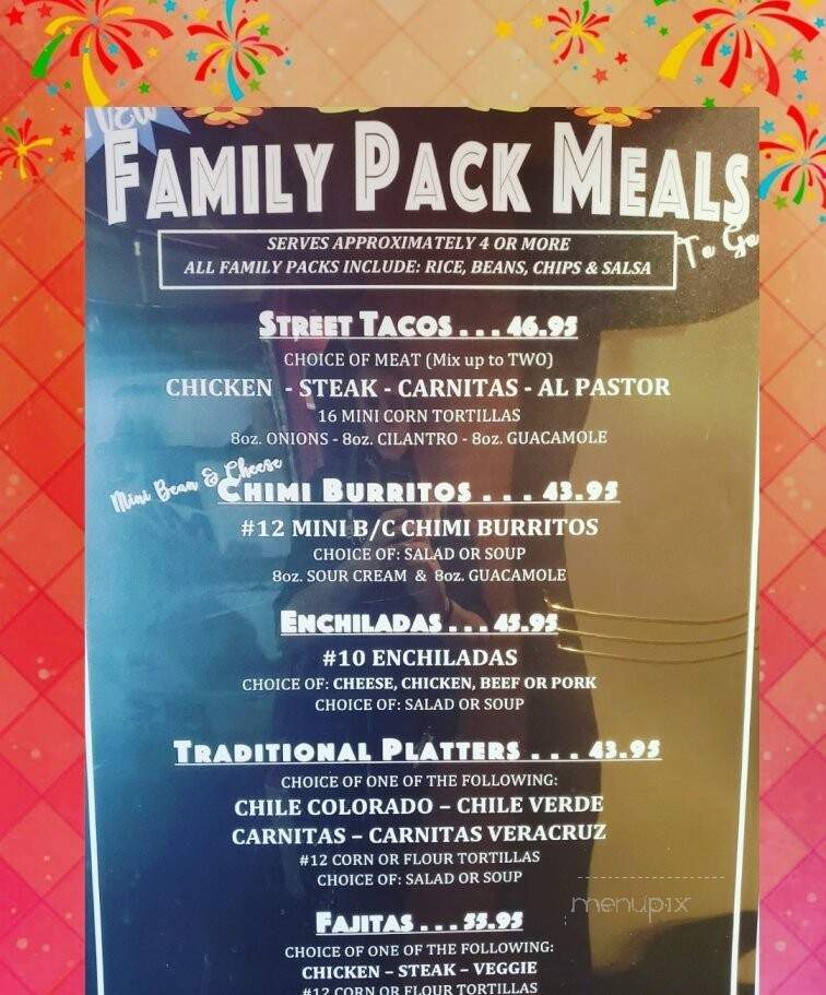 Yolanda's Mexican Cafe - Oxnard, CA menu_pic