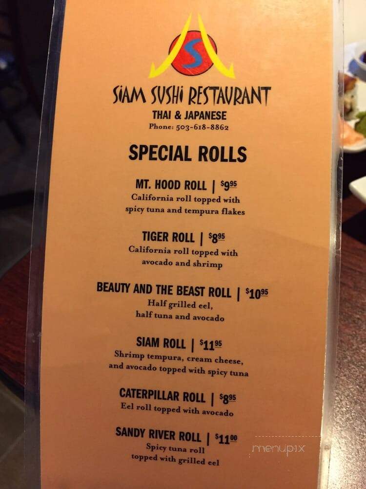 Siam Sushi - Troutdale, OR