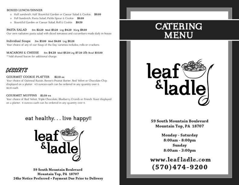 Leaf & Ladle - Mountain Top, PA